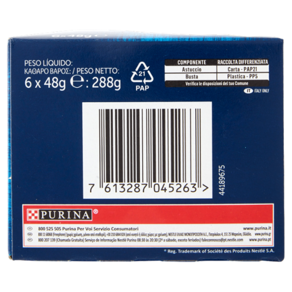 FELIX Soup Filetti (Merluzzo, Tonno, Platessa) 6 x 48 g