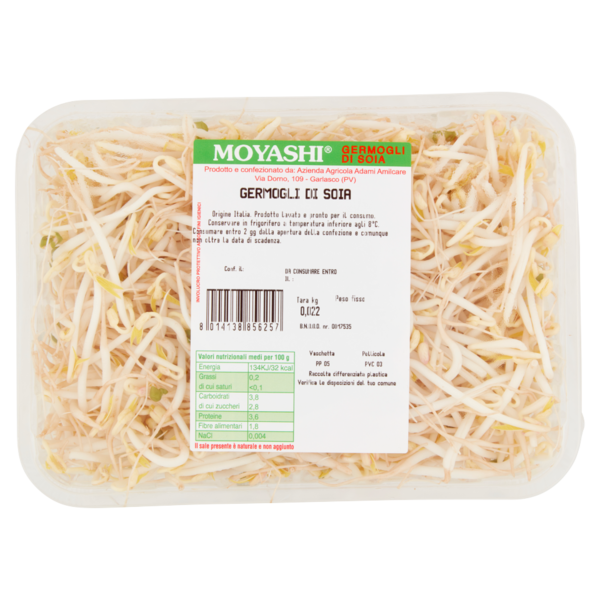 Moyashi Germogli di Soia 0,250 kg
