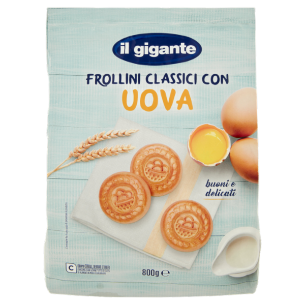 IL GIGANTE Frollini Classici con Uova 800 g
