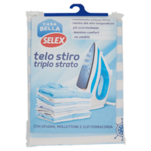 Selex Casa Bella Telo Stiro Triplo Strato 140x50 Cm