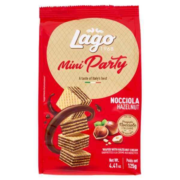Gastone Lago Mini Party Wafers Nocciola 125 g