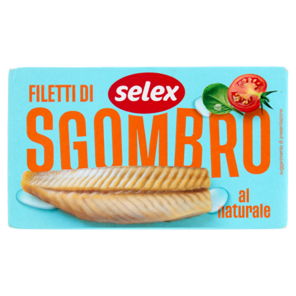 Selex Filetti di Sgombro al Naturale 125 g