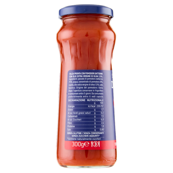 Barilla Salsa Pronta Datterini 100% ingredienti italiani 300g