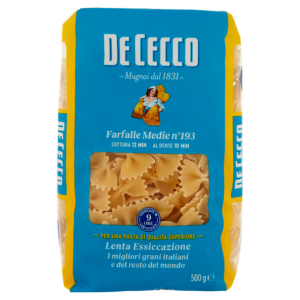 De Cecco Farfalle Medie n°193 500 g