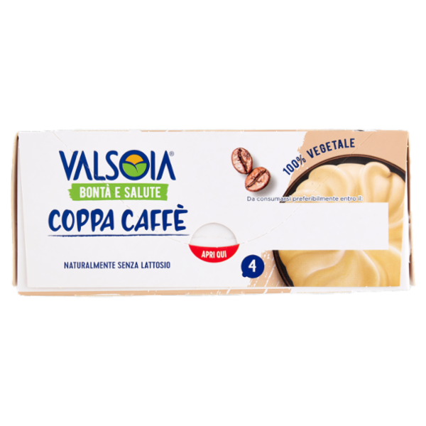 Valsoia Bontà e Salute il gelato 4 Coppe Caffè 4 x 70 g