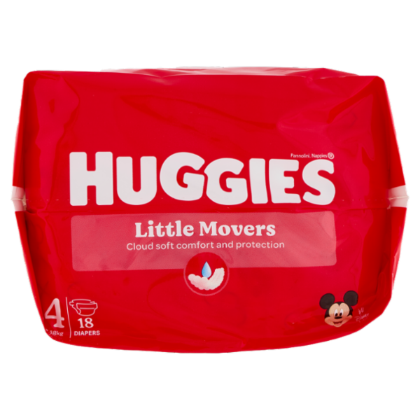 Huggies ultra comfort Pannolini 4 7-18 Kg 18 pz