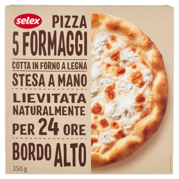 Selex Pizza 5 Formaggi Surgelata 350 g