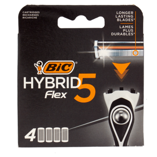 Bic Hybrid Flex 5 Ricariche 4 pz
