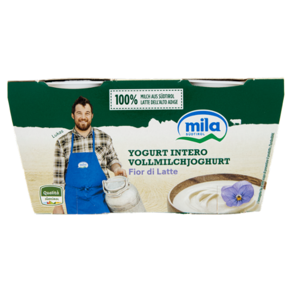 mila Yogurt Intero Fior di latte 2 x 125 g