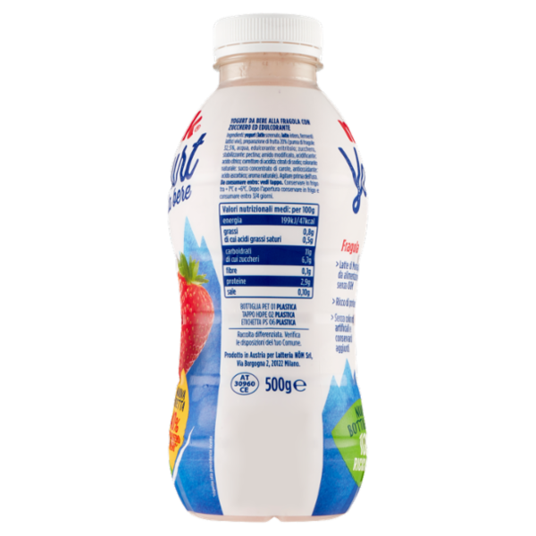 Milk Yogurt da bere Fragola 500 g