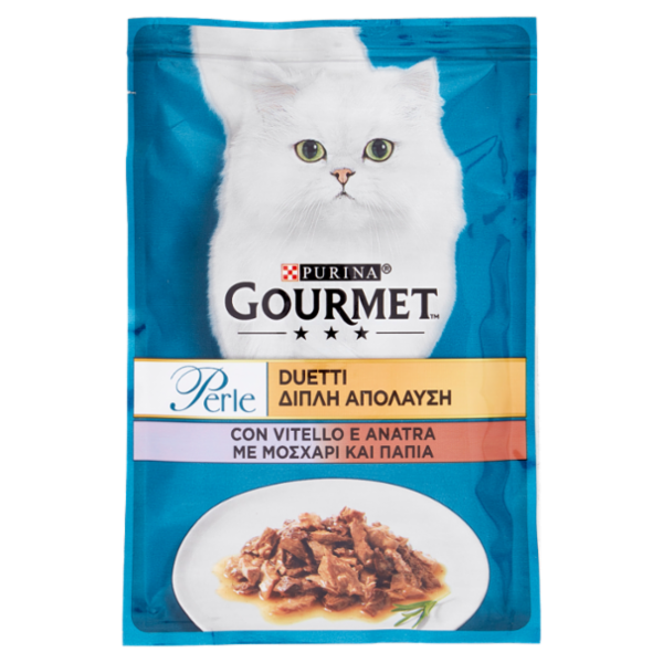 PURINA GOURMET Perle Duetti con Vitello e Anatra 85 g