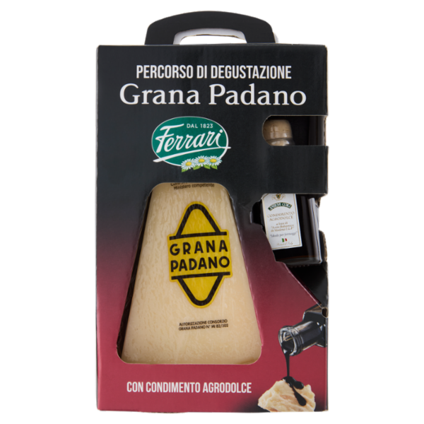 Ferrari Grana Padano DOP 400g con condimento balsamico