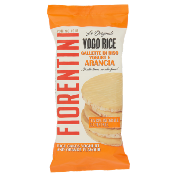 Fiorentini le Originali Yogo Rice Gallette di Riso Yogurt e Arancia 100 g