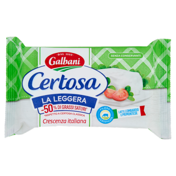 Galbani Certosa Crescenza italiana la Leggera 165 g