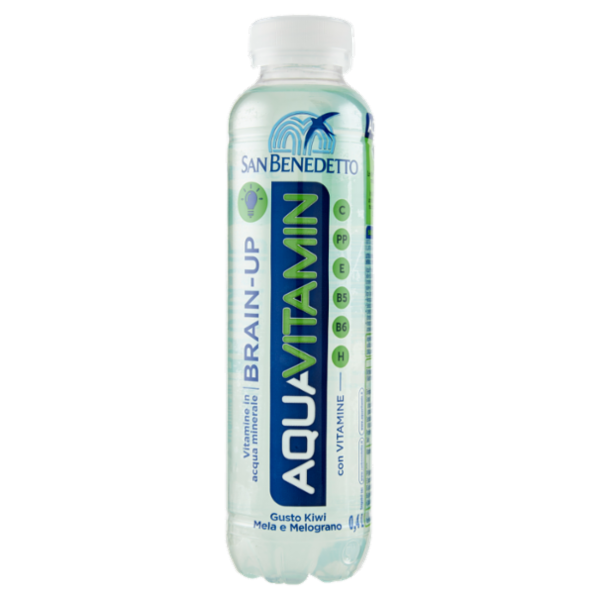 San Benedetto Aquavitamin Brain-Up Gusto Kiwi Mela Melograno 0,4 L