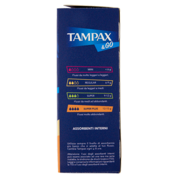 Tampax & Go Super Plus 18 pz