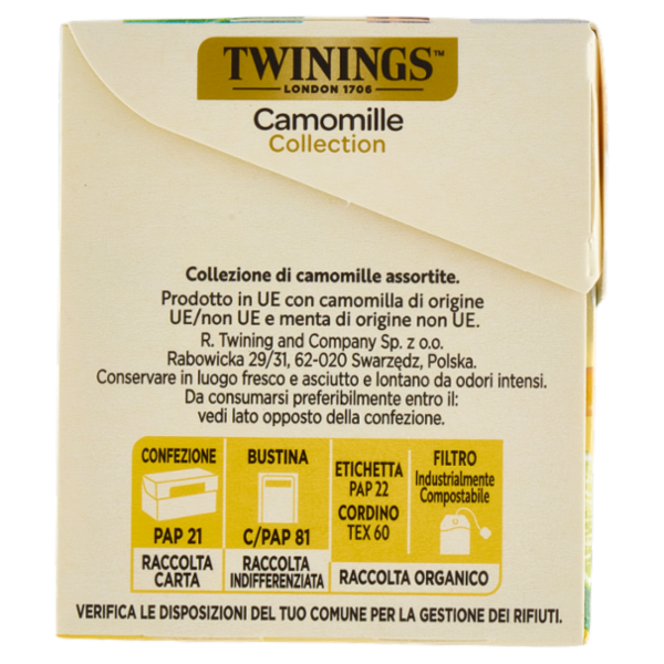 Twinings Camomille Collection 20 Bustine da 26 g
