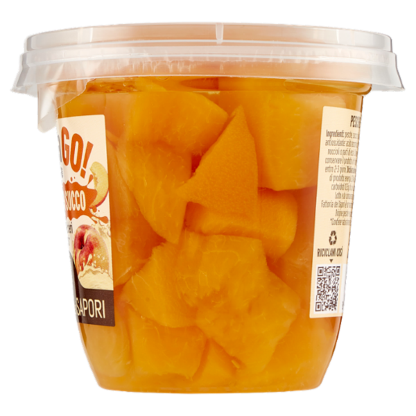 Fattoria dei Sapori Frutta Go! Pesche in Succo 200 g