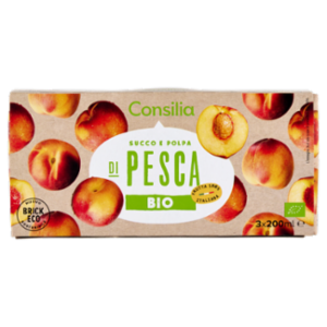 Consilia Succo e Polpa Di Pesca Biologico 3x200 Ml