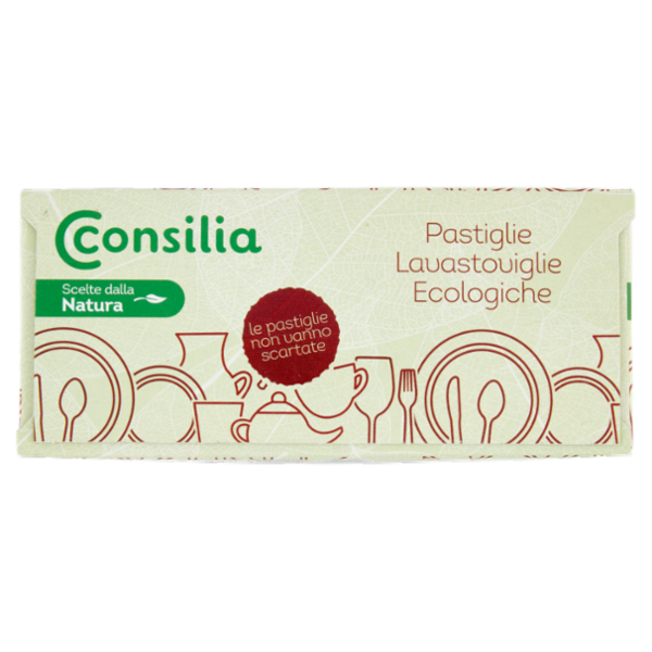 Consilia Detersivo per Lavastoviglie Pastiglie Tutto in 1 Ecologico 30x18 g