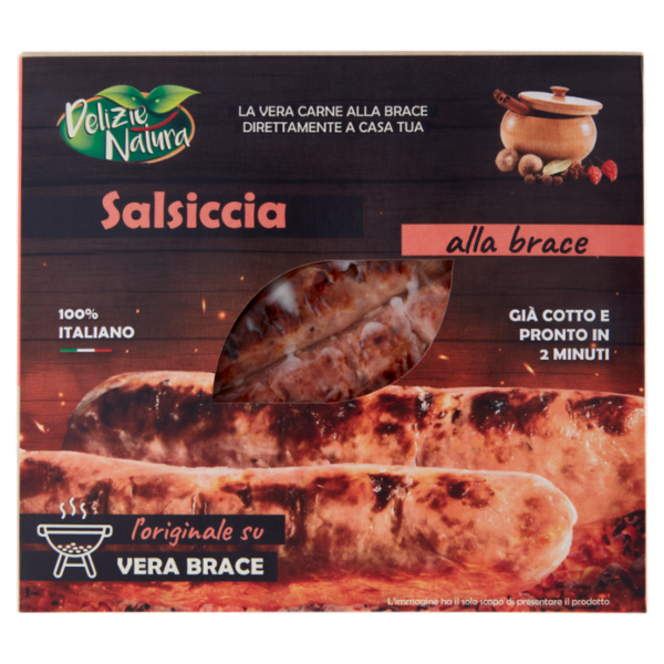 Delizie Natura Salsiccia alla brace 0,150 kg