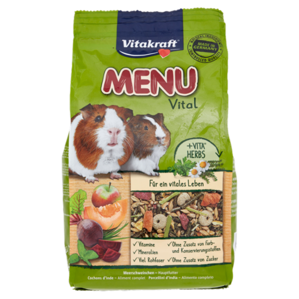 Vitakraft Menu Vital Porcellini d'India Alimento completo 1 kg