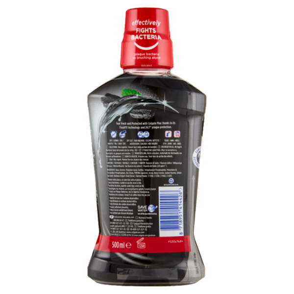 Colgate collutorio sbiancante carbone Plax White & Charcoal 500 ml