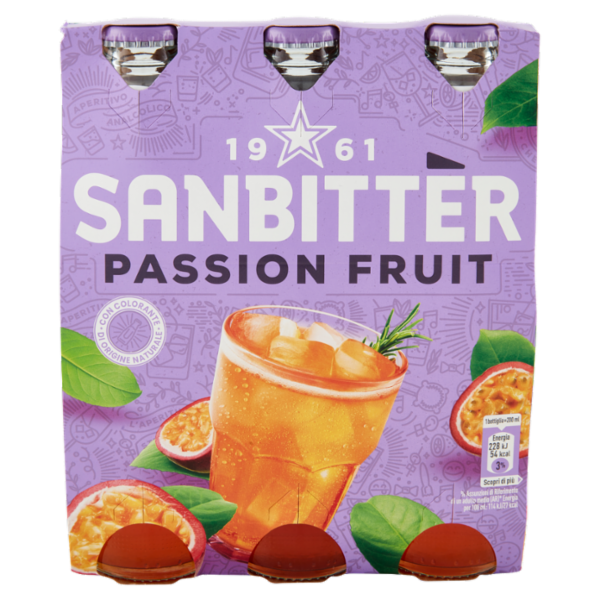 SANBITTÈR Passion Fruit 3x20cl