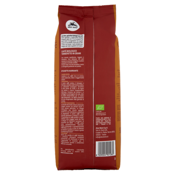 alce nero Caffè in Grani 100% Arabica 500 g