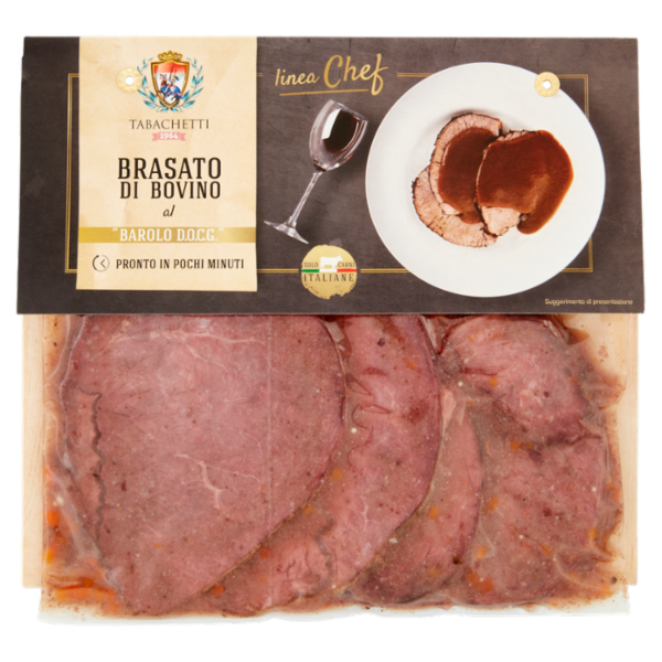 Tabachetti linea Chef Brasato di Bovino al Barolo D.O.C.G. 0,250 kg
