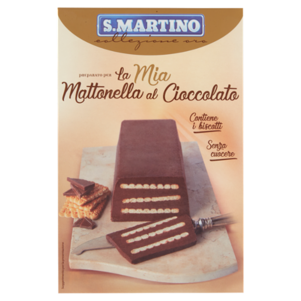 S.Martino collezione oro Preparato per la Mia Mattonella al Cioccolato 312 g