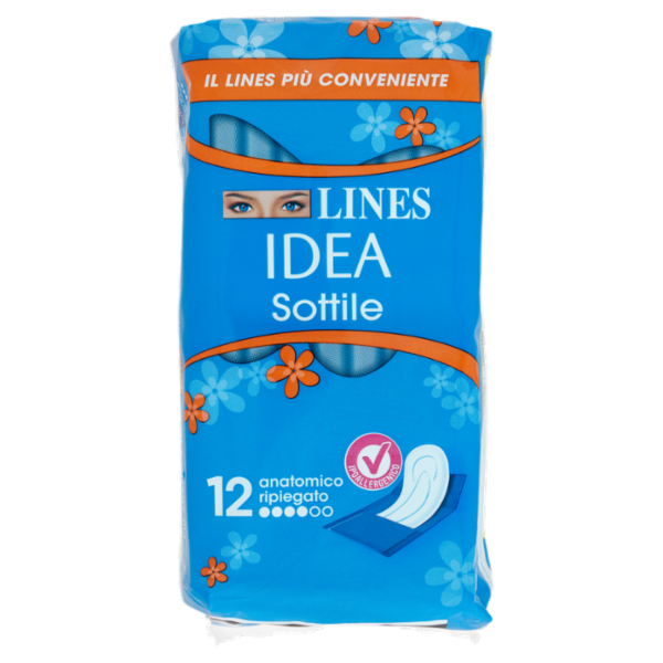 Lines Idea Sottile anatomico ripiegato 12 pz