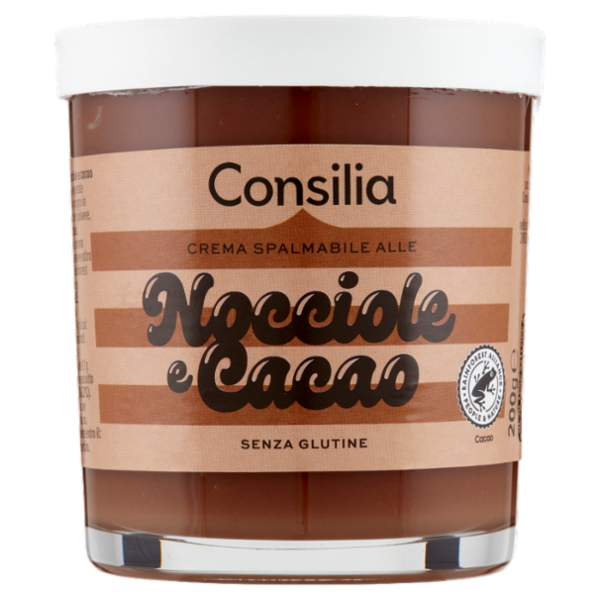 Consilia Crema Spalmabile alle Nocciole e Cacao 200 g