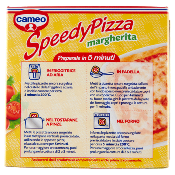 cameo Speedy Pizza margherita 4 x 75 g