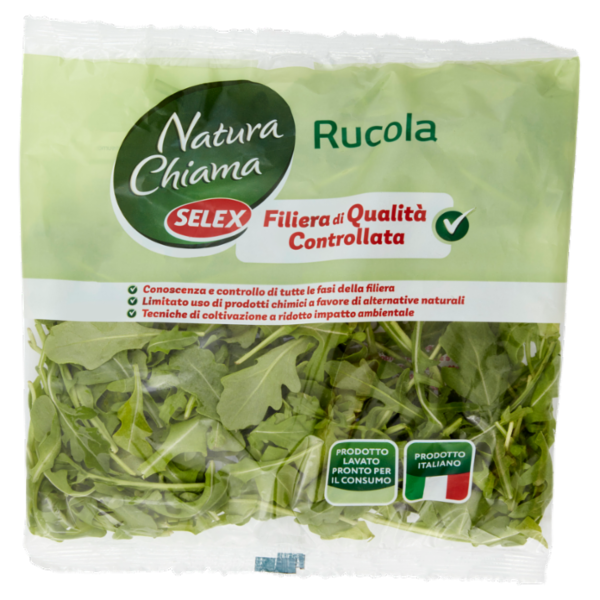 Selex Natura Chiama Rucola Lavata e Pronta per il Consumo 80 g