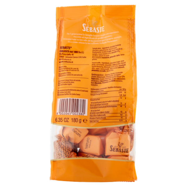 Sebaste Tartufi Classici con Nocciole 180 g
