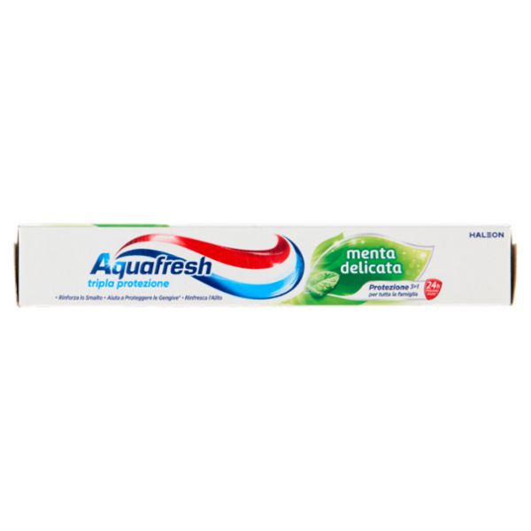 Aquafresh Tripla Protezione dentifricio 3 in 1 gusto menta delicata e protezione denti 75 ml