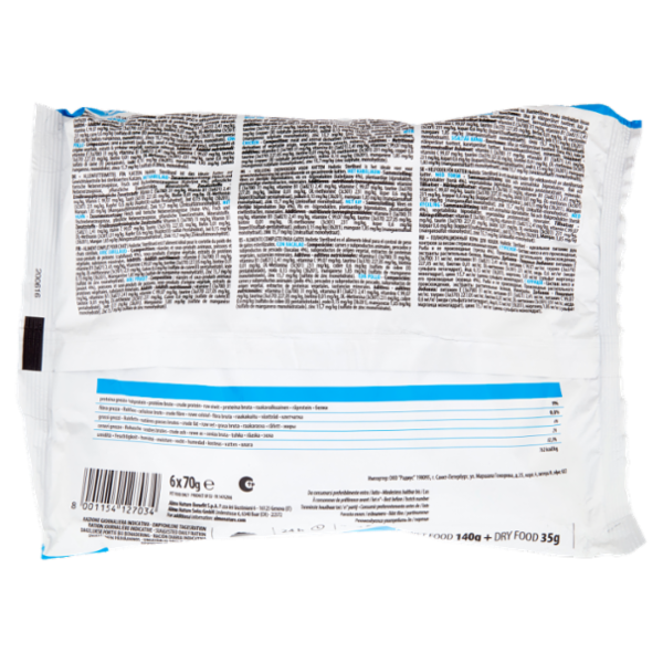 almo nature Sterilised Adult & Mature Cat 3 con Merluzzo, 3 con Pollo 6 x 70 g