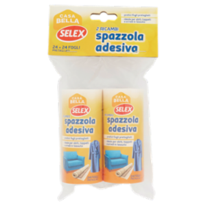 Selex Casa Bella Ricambi Per Spazzola Adesiva 2 Pezzi Da 24
