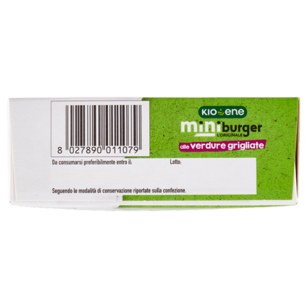 Kioene gli essenziali miniburger l'Originale alle verdure grigliate 5 Miniburger Surgelati 200 g