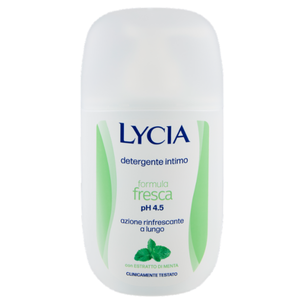 Lycia detergente intimo formula fresca pH 4.5 con Estratto di Menta 200 ml