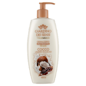 Giardino Dei Sensi Vitaminskin Crema Corpo Nutriente Cocco e Burro Di Cacao 400 Ml