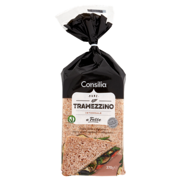 Consilia Pane per Tramezzini Integrale 370 g