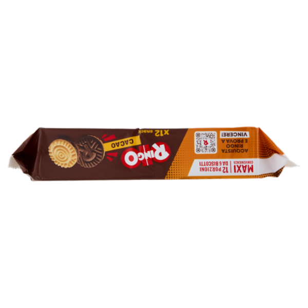 Ringo Cacao Biscotti Farciti con Crema Cacao Snack Merenda 12 porz. 660 g Limited edition Netflix
