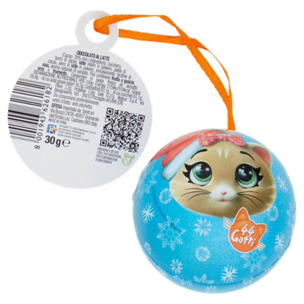 Walcor Monete di Cioccolato al Latte 44 Gatti 30 g