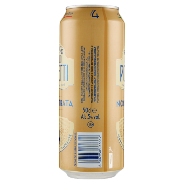 Birrificio Angelo Poretti Non Filtrata 4 Luppoli 50 cl