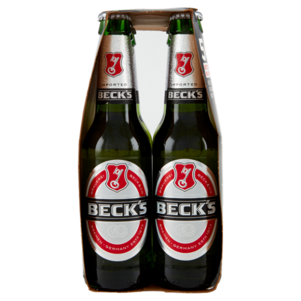 BECK'S Birra pilsner tedesca bottiglia 5+1 33cl