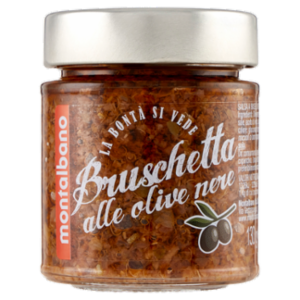 Montalbano Bruschetta Alle Olive Nere 130 g
