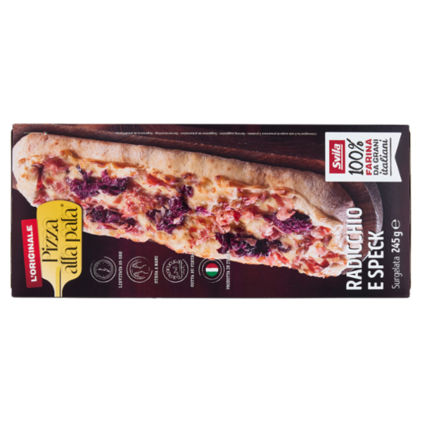 Pizza alla pala Radicchio e Speck Surgelata 245 g