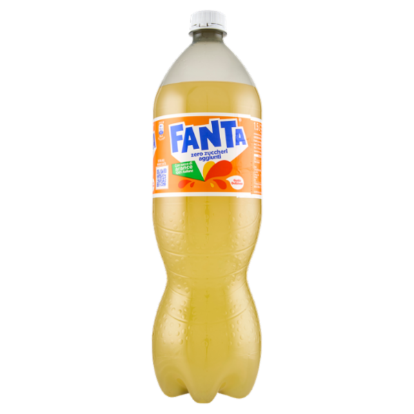 FANTA Senza Zuccheri Aggiunti, Bibita Gassata PET 1,5 L
